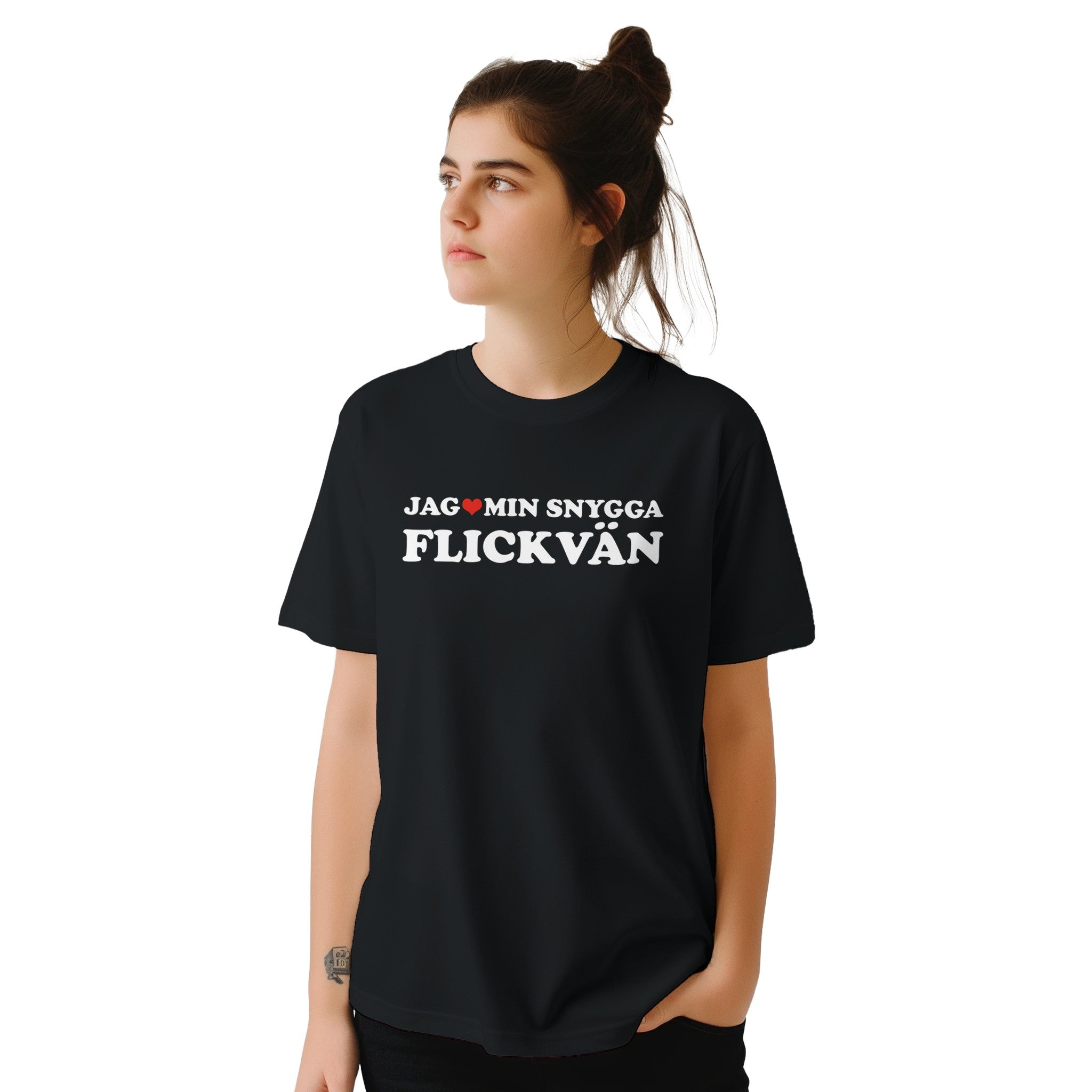 Jag Hjärta Min Snygga Flickvän - Tshirt - Obsessed