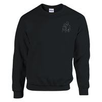 Personlig linjekonst - Broderad Sweatshirt - Obsessed