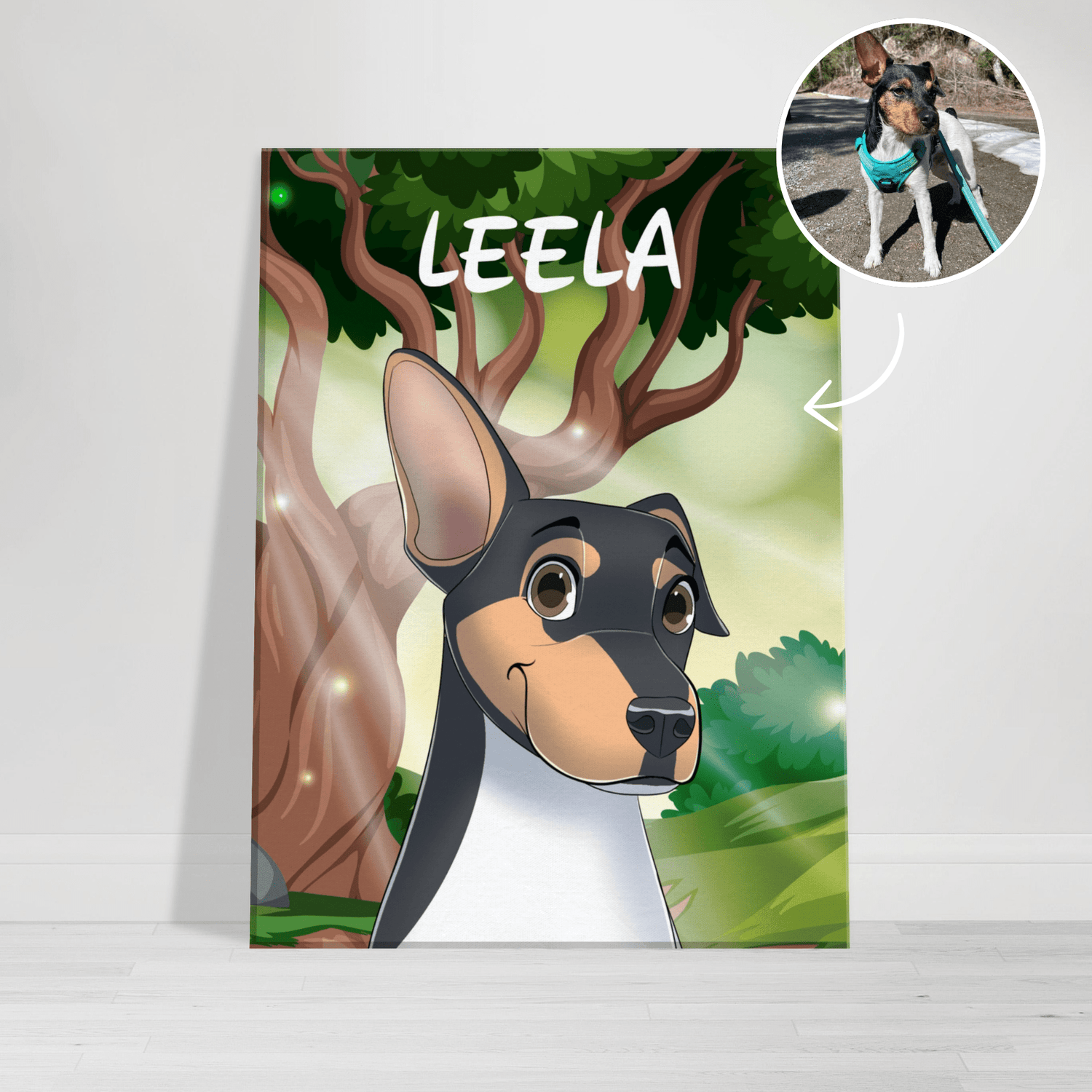 SAGOLIK - Personlig tecknad canvas - Obsessed